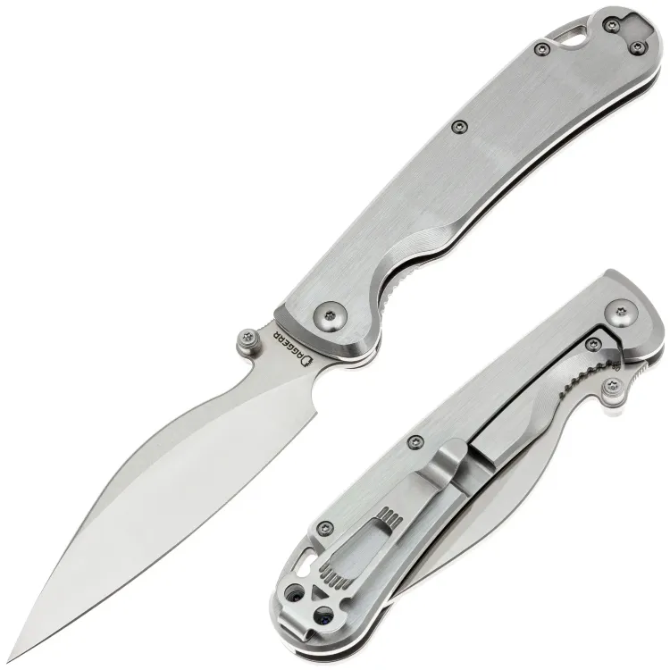 Нож Daggerr Pelican frame lock satin сталь VG-10 рукоять Stainless steel
