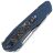 Нож WE Knife Falcaria satin сталь CPM-20CV рукоять Blue Ti/Aluminum Foil CF (WE23012B-3)