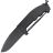 Нож Extrema Ratio RAO II Black сталь N690 рукоять Black Aluminium