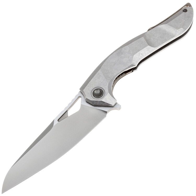 Нож TuoTown Horridus сталь M390 рукоять Grey Crystal Titanium
