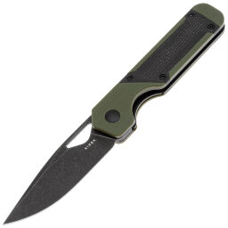 Нож Kizer Mini Militaw black сталь Nitro-V рукоять Green G10/Black Micarta