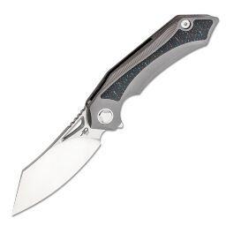 Нож Bestech Kasta Stonewash сталь M390 рукоять Gray Ti/Carbon Fiber (BT1909G)