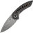 Нож Kansept ODD 21 сталь Damascus рукоять Blackwash Ti