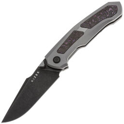 Нож Kizer Feweed сталь S35VN рукоять Titanium/Purple haze FatCarbon
