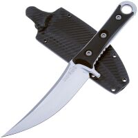 Нож Microtech/Borka Blades SBK Stonewash сталь M390 рукоять Black G10 (200-10)