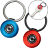 Органайзер для ключей CIVIVI Key Coin Red/Blue Aluminum набор 2шт (C23056-3)