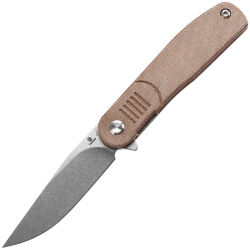 Нож Tenable Einar stonewash сталь NItro-V рукоять Brown Micarta