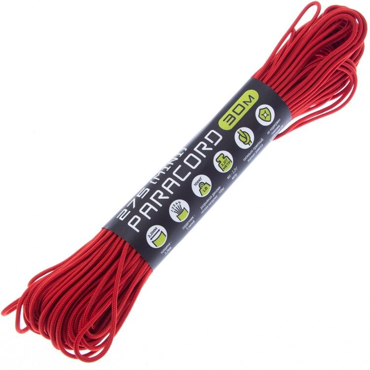 Паракорд CORD 275 Red 30м