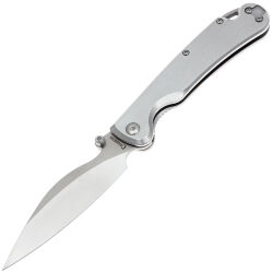 Нож Daggerr Pelican frame lock satin сталь D2 рукоять Stainless steel