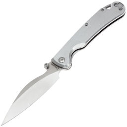 Нож Daggerr Pelican frame lock satin сталь D2 рукоять Stainless steel
