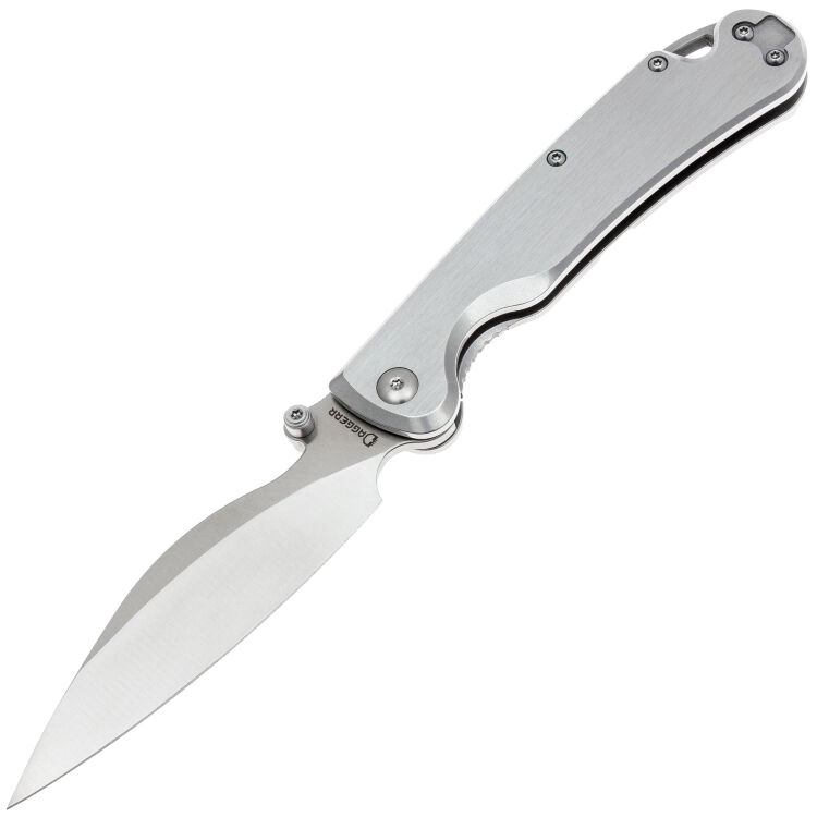 Нож Daggerr Pelican frame lock satin сталь D2 рукоять Stainless steel