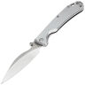 Нож Daggerr Pelican frame lock satin сталь D2 рукоять Stainless steel