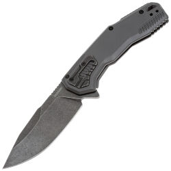 Нож Kershaw Canonball сталь D2 Blackwash рукоять Steel (2061)