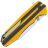 Нож Petrified Fish Mocado satin сталь K110 рукоять Black/Yellow G10