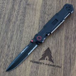 Нож Mr.Blade Ferat black Serrated сталь D2 рукоять G10