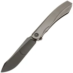 Нож TuoTown Specter DLC сталь M390 рукоять Grey Titanium