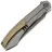 Нож TuoTown Specter DLC сталь M390 рукоять Grey Titanium
