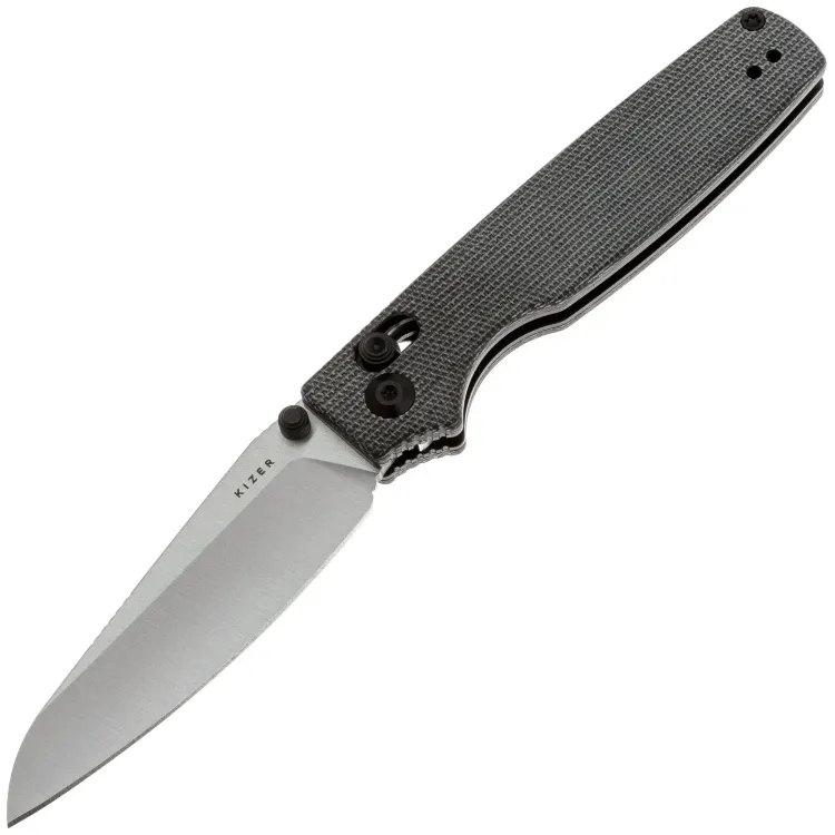 Нож Kizer Original 2 satin сталь 14C28N рукоять Black Micarta