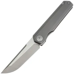 Нож Maxace Baby Racoon Dog cталь M390 рукоять Gray Titanium
