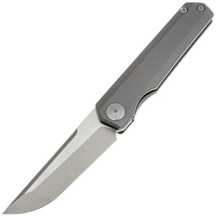 Нож Maxace Baby Racoon Dog cталь M390 рукоять Gray Titanium