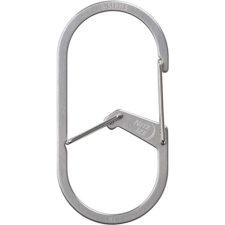 Карабин Nite Ize G-Biner #4 Dual Chamber Carabiner Stainless (GS4-11-R6)