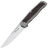 Нож Real Steel Rokot Premium сталь S35VN рукоять Dark Matter Red FatCarbon/Ti (7645DR)