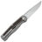 Нож Real Steel Rokot Premium сталь S35VN рукоять Dark Matter Red FatCarbon/Ti (7645DR)