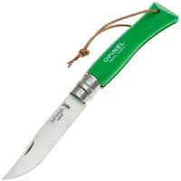 Нож Opinel №7 Trekking Colored сталь 12C27 рукоять бук зеленый (002210)
