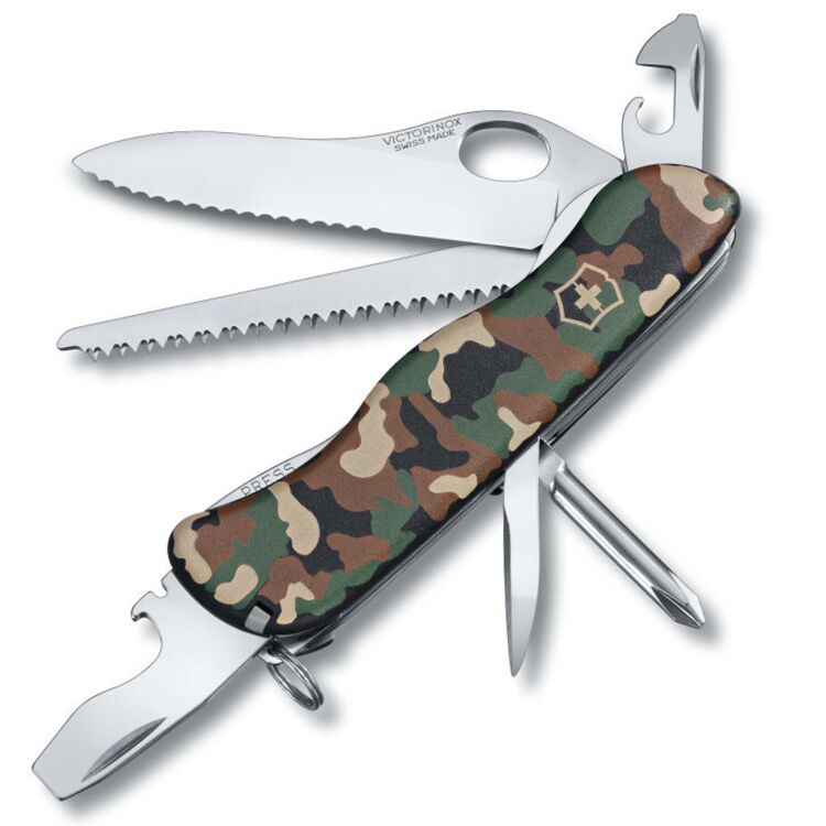 Нож многофункц. Victorinox Trailmaster One Hand Wood camo (0.8463.MW94)