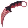 Нож керамбит Viking Nordway CS GO Crimson Web Red рукоять пластик (CS009)