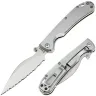 Нож Daggerr Pelican frame lock serrated satin сталь VG-10 рукоять Stainless steel