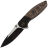 Нож WE Knife Nitro OG blackwash сталь CPM-20CV рукоять Black Ti/Copper Foil CF (WE23035-2)