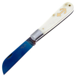 Нож Otter Large Anchor Blued Blade сталь Carbon Steel рукоять кость (173R)