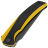 Нож TuoTown Loong PVD сталь T10S рукоять Black/Yellow G10