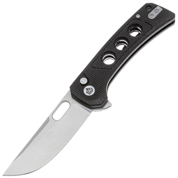Нож QSP Unicorn stonewash сталь 14C28N рукоять Dark Brown Micarta (QS156-A1)