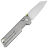 Нож Vosteed Parallel satin сталь 154CM рукоять Gray Titanium