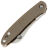 Нож Spyderco Roadie cталь N690Co рукоять Brown FRN (C189PBN)