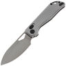 Нож Kunwu Pulsar DLC сталь Elmax рукоять Diamond Texture Gray Ti