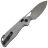 Нож Kunwu Pulsar DLC сталь Elmax рукоять Diamond Texture Gray Ti