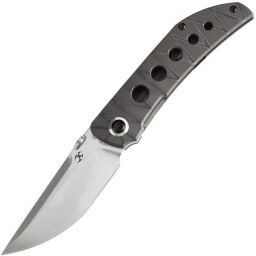 Нож Kansept Tarkin satin сталь CPM-20CV рукоять Tiger Stripe Flamed Titanium