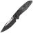 Нож Real Steel Hoeft satin/black сталь S35VN рукоять Titanium/ Aluminum Foil CF (7901AF)
