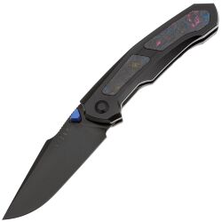 Нож Kizer Feweed сталь S45VN рукоять Titanium/80s Camo Carbon