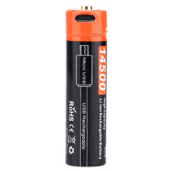 Аккумулятор FiTorch 14500 Li-ion 750mAh USB