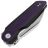 Нож Tenable Rafe L satin сталь 14C28N рукоять Black/Purple G10