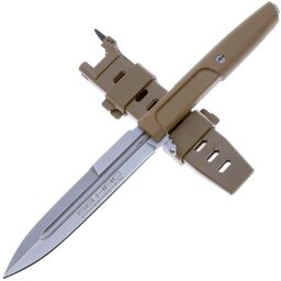 Нож Extrema Ratio Requiem stonewash сталь N690 рукоять Hybrid Coyote Sage Forprene
