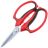 Ножницы садовые Due Cigni cталь 420 J2 рукоять Red/Black TPR (2C 379/19)
