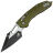 Нож Microtech Stitch Ram-Lok black сталь M390MK рукоять OD Green Aluminum (169RL-1FLOD)