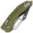 Нож Microtech Stitch Ram-Lok black сталь M390MK рукоять OD Green Aluminum (169RL-1FLOD)