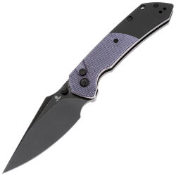 Нож Tenable Fenrir Button Lock blackwash сталь 14C28N рукоять Purple Micarta/Blackwash Aluminum