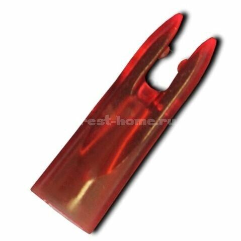 Хвостовик для лучной деревянной и алюминиевой стрелы (красный)